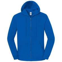 (XXL, Royal Blue) Fruit of the Loom Unisex Adult Iconic Premium Full Zip Hoodie