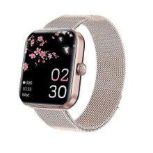 Smartwatch F57l migliorato: monitoraggio della glicemia e della glicemia, temperatura corporea, impermeabile, HRV ed ECG, pe