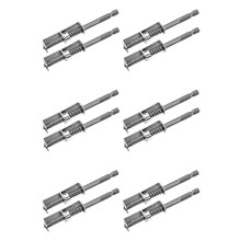 12 Pcs Spring-Loaded Screw Holder Bit, Anti-Drop Screwdriver Bit, Single-Hand Operation Bit Holder for Electricians