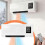 2026 Home Dormitory Wall Mounted Heater with Heating Remote Control 2
