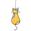 Yellow Acrylic Window Hanging Cat Ornament for Window 2