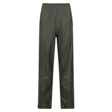 (XXL, Khaki Green) Mountain Warehouse Mens Pakka Waterproof Over Trousers
