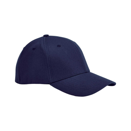 (S-M, Oxford Navy) Beechfield EarthAware Stretch Organic Baseball Cap
