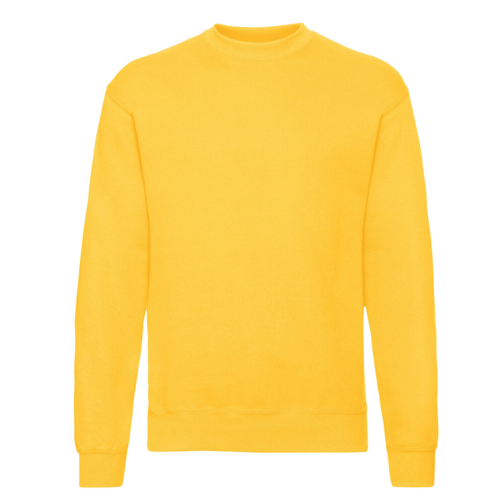 Fruit Of The Loom (S, Sunflower) Mens Classic Drop Shoulder Sweatshirt