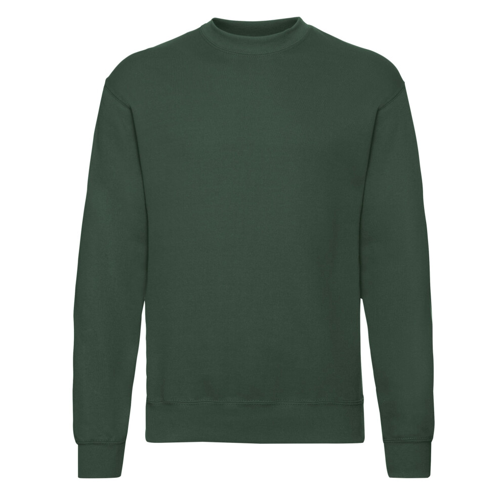 Fruit Of The Loom (M, Bottle Green) Mens Classic Drop Shoulder Sweatshirt