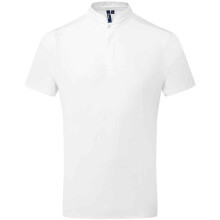 (XL, White) Premier Mens Essential Coolchecker Short-Sleeved Chef Shirt