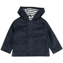 (6-12 Months, Navy) Larkwood Baby Boys Rain Jacket