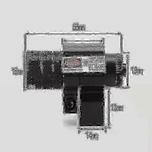 Mini Infrared Laser Up, Down, Left And Right Adjustable Laser Flashlight High Transmittance Lens_uisad 1