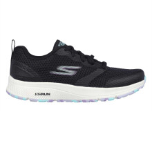 (2.5 UK, Black/Lavender) Skechers Womens/Ladies Go Run Marble Trainers