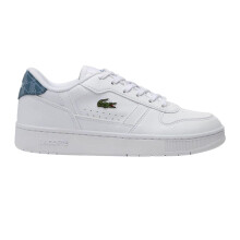 (5 UK, White/Blue) Lacoste Childrens/Kids T-Clip Set Leather Trainers