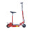 Foldable Powered Scooter with Adjustable Seat, Brake, Red 2