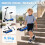 Powered Electric Scooter Ride-On, with Brakes, Adjustable Seat, Adjustable Handlebars, Blue 7