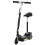 Powered Electric Scooter Ride-On, with Brakes, Adjustable Seat, Adjustable Handlebars, Black 2