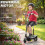 Powered Electric Scooter Ride-On, with Brakes, Adjustable Seat, Adjustable Handlebars, Black 6