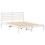 VidaXL vidaXL Bed Frame with Headboard White 120 x 190 cm Solid Pine Wood 5