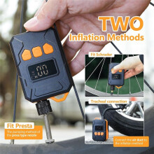 150PSI Bike Pump, Bicycle Tire Inflator with Digital Pressure Gauge, Auto Stop Function Air Pump