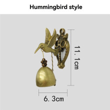 Animal Door Bells Metal Iron Bells Wind Chime Wall Hangings Shapes Vintage Nostalgic Style