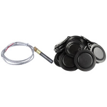 5Pcs Thermocouple Replacement Thermopile Generator with 100Pcs 54mm Gas Water Heater Pressure Diaphragm Fittings