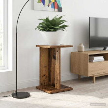 vidaXL Plant Stand Old Wood 25 x 25.5 x 40.5 cm Engineered Wood