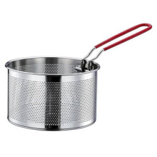 1pc Stainless Steel Fried Mesh Kitchen Fry Basket Cooking Basket Fry Pan Oil Pan Strainer Noodle Spoon Colander