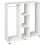 Open Wardrobe Double Mobile Storage Shelves Organizer W/6 Wheels-White 1