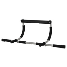 Doorway Pull up Bar, Door Frame Chin up Push up Bar for Home Gym Upper Body Workout, No Drilling or Screws, Grey
