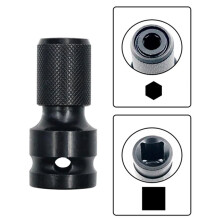 Schlagschrauber-zu-Bohrschrauber-Adapter 1/2" auf 1/4" Sechskant-Konverter-Stecknuss-Verlängerungs-Bithalter für Elektrische Schraubenschlüssel und