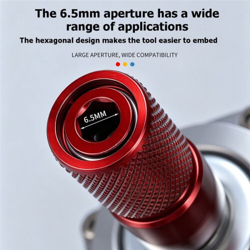 Angle Grinder Adapter Kit (6.5mm) -Quick Release Drill Converter Rust-Resistant Multi-Use Tool Accessory 1