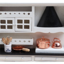 1/12 Dollhouse Ustensiles de Cuisine Batteur à Oeufs CuillèRe Poterie Support pour Cuisine DéCor Alimentaire Miniatures Vaisselle Meubles
