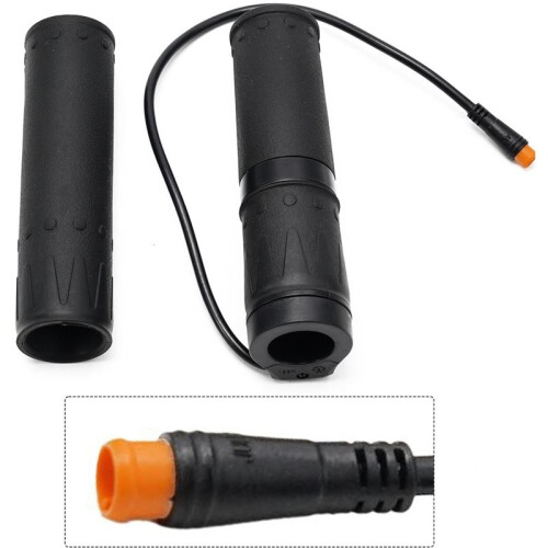 New Practical Half Twisting Throttle Replace 158X Half Twists Black Ebike Replacement Speed Throttle Waterproof 1