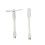 2X Multifunctional USB  Desktop  Fan with Universal USB Light -Saving Portable LED Light,White 2