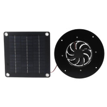 Ventilateur D'Extraction à Panneau Solaire, 20 W pour Serres, Abris pour Animaux de Compagnie, Petits Poulaillers, Abris, éChappement de FenêTre