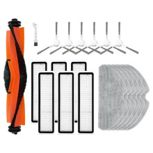 Compatible avec pour F9 Pro / D9 Max Accessoires de Brosse Latérale Principale, Filtre Hepa, Chiffons de Nettoyage 20 Pièces