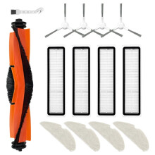Compatibile con per F9 Pro / D9 Max Bianco Rullo Principale Spazzola Laterale Filtro Hepa Panni Accessori 14 Pezzi