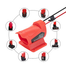 Power Wheel Battery Adapter for 12V M12 Battery with Fuse 14 Gauge for DIY Ride Truck, Robotics, RC Toys