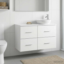 vidaXL Bathroom Cabinet In-between White 30 x 44.5 x 50 cm