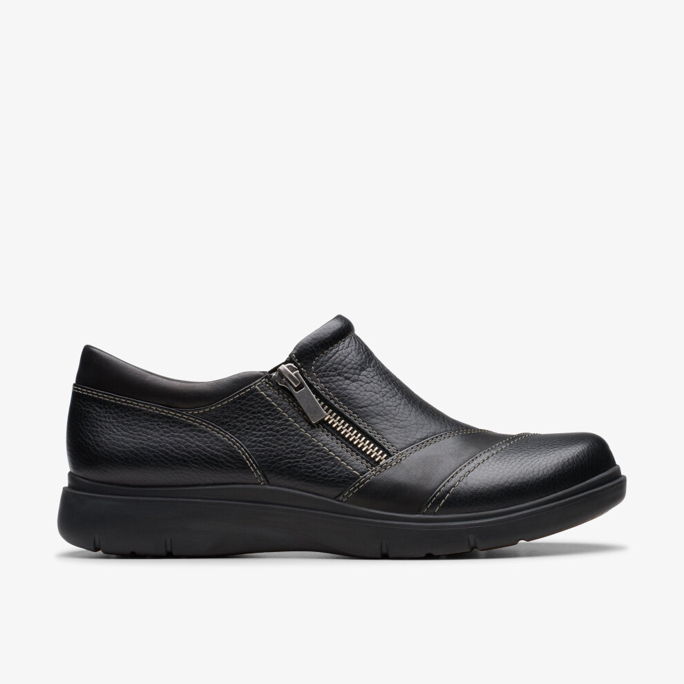 Clarks (Standard, 5 (Adults')) Certina Pure Black Leather