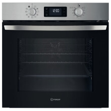 Indesit IO278P1XUK Turn&Go Electric Single Oven - Stainless Steel IO278P1XUK