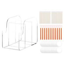 200 Pcs Card Cleaning Kit Trading Cards Repair Kit Includes Foam Swab Pointed Cotton Swab Cotton Disc with Storage Box