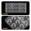 5 Pack Polycarbonate Chocolate Mold Set, 105 Cavities Candy Making Molds, Cookie Tray for Semi-Circle, Daisy 3