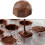 5 Pack Polycarbonate Chocolate Mold Set, 105 Cavities Candy Making Molds, Cookie Tray for Semi-Circle, Daisy 7