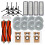 Replacement Accessories Kit Main Side Brush Filter Mop Compatible Compatible with  X20 Max, X20 Pro Robot Vacuum 27pcs 1
