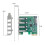 4-Port PCI Express USB 3.0 Controller Card USB 3.0 Expansion Card Multi-Port Type-A VL805 6
