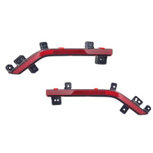 1Pair Car Rear Bumper Light Reflector Strip for Deepal S7 S07 2023-2024 Warning Lamp Reflector Reversing Light
