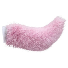 Remote Control Electric Wagging Tail for Scooter Plush Faux Fur Car Rear Decoration Moving Animal Tail Accessory