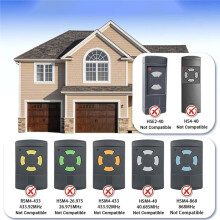 868.3 MHz BS Handheld Transmitter for Hörmann Garage Door Remote, 4-Channel Rolling Code Remote Control