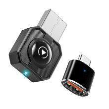2-i-1 Trådlös CarPlay för Android Auto Adapter Car AI Box, Trådlös Anslut och Spela Adapter för IOS/för Android Auto Multimedia