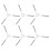 Compatible Compatible with  Robot Vacuum S40C / E101 Accessories Side Brush Replacement Parts 6pcs 1