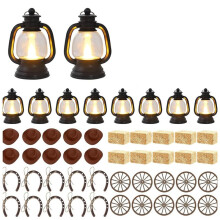 50-Delige Western Cowboy-Thema Feesttafel Decoratieset (Inclusief Lijmdots), Geschikt voor Tafelversiering