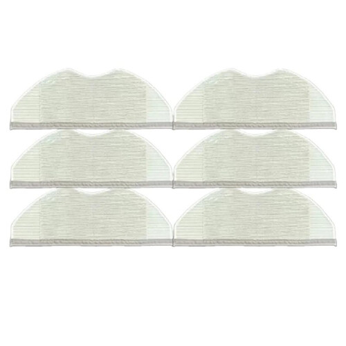 Compatible Compatible with  Robot Vacuum S40C / E101 Accessories Mop Cloth Replacement Parts 6pcs